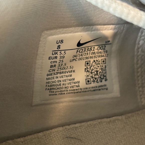 Nike Sabrina 1 Grounded Neutrals Athletic Shoes Size Women’s 8 - Picture 15 of 15